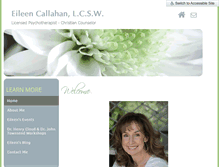 Tablet Screenshot of eileencallahan.com